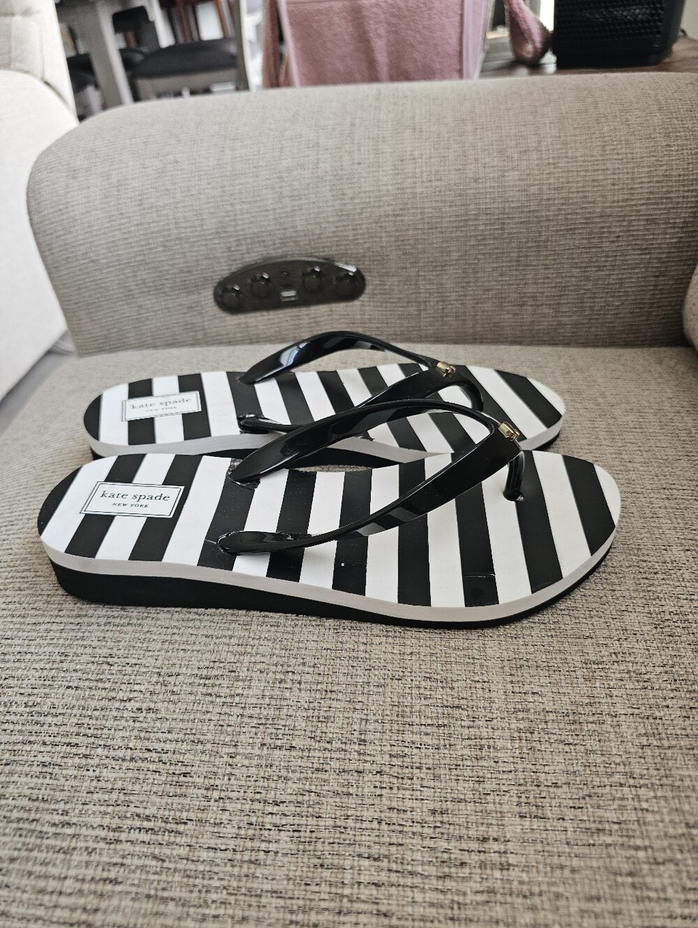 Kate Spade Mini Wedge Flip Flops - Picture 4 of 9